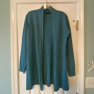 Cyrus Teal Longline Cardigan
